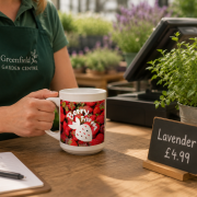 Lifestyle image of the Sparta Full Colour Mugs by Total Merchandise