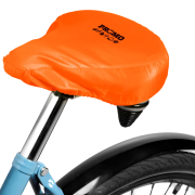 Promotional Polyester Bike Seat Covers with a printed logo on the top from Total Merchandise