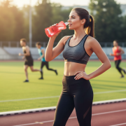 Lifestyle image of the 420ml Folding Bottles by Total Merchandise