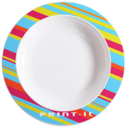 Unbreakable Plastic Plates in White