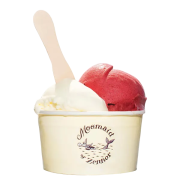 Ice Cream Pots in White