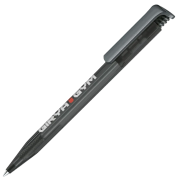 Promotional Super Hit Icy Ballpen in Anthracite Printed with a Logo from Total Merchandise