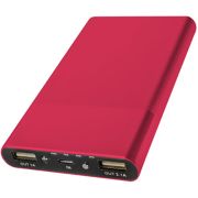 8000mAh Power Bank Portable Chargers in Red