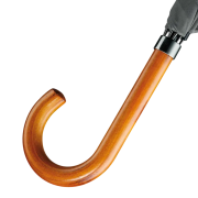 Printed Crook Handle Umbrellas for Winter Campaigns
