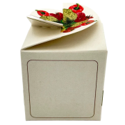 Branded Tiny Terracotta Cubes with Vegetable Seeds Ready for Printing by Total Merchandise