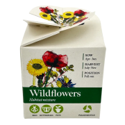 Custom Printed Tiny Terracotta Cubes with Wildflower Seeds with a Logo from Total Merchandise
