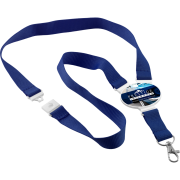 Oval Snap Lanyards in Blue