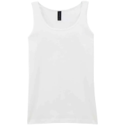 Gildan Ladies Soft Style Vest Tops in White