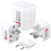Personalised Travel Adapters for Company Marketing