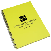 A4 Recycled Polypropylene Notepads in Sunshine Yellow