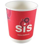Branded double wall paper cups printed with your custom design from Total Merchandise