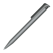 Promotional Super Hit Matt Ballpens in Cool Grey Printed with a Logo by Total Merchandise