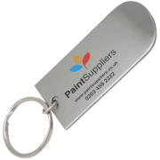 Paint Tin Lid Lifter Keyrings in Silver