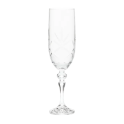 Flamenco Lead Crystal Champagne Flute for Corporate Events