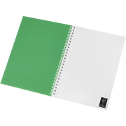 Promotional printed A5 Polypropylene Spiral Bound Notebook with a design from Total Merchandise