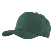 Promotional Children's Cotton Twill Baseball Caps in bottle green from Total Merchandise