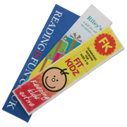 Express Laminated Card Bookmarks in White