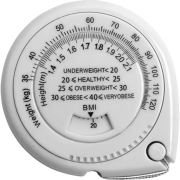 Custom Printed BMI Measuring Tapes for Healthcare Giveaways