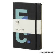 Promotional moleskine notebook in black printed with your logo from Total Merchandise