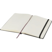 Promotional large moleskine notebook with ruled pages and thread binding from Total Merchandise