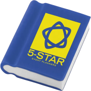 Book Shaped Erasers in Blue