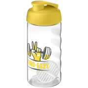 500ml Active Protein Shaker Bottles in Yellow/Transparent