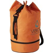 Promotional Orange Duffle Bag with Shoe Pocket Printed with Your Logo from Total Merchandise