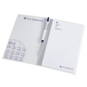 Inside of cover can be printed at an additional cost on these A4 Pad and Pen Conference Packs