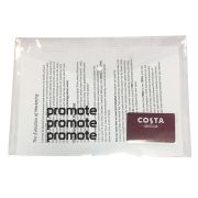 Promotional A4 Popper Wallet with ID Holder in Clear from Total Merchandise