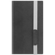 A6 Milton PU Notebooks in Charcoal