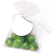 Chocolate Sprout Organza Bags