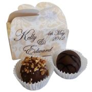 Promotional Chocolate Truffle Duo Butterfly Boxes for Business gifts