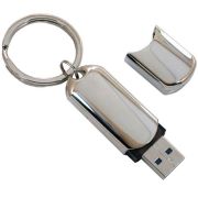 Promotional USB City Flashdrive Keyrings with Cap off from Total Merchandise
