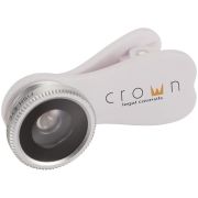 Fisheye Lens Clips in White/Silver