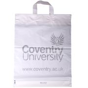Promotional Flexi Loop Handle Polythene Carrier Bags for events