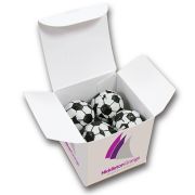 Promotional Foiled Chocolate Football Cubes for Company Merchandise