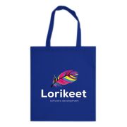 Full Colour Printed Hit Tote Bags in Blue
