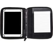 Promotional iPad Case Conference Folders in Black from Total Merchandise