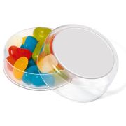 Promotional Jolly Jelly Bean Maxi Pots with a Space for Printing from Total Merchandise