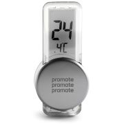 Promotional LCD Thermometers with a company logo printed to the front from Total Merchandise