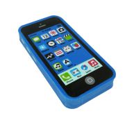 Promotional Mini Phone Erasers in Blue from Total Merchandise