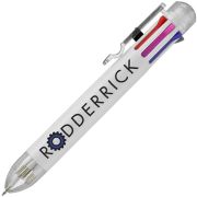 Multi Ink Ballpoint Pens in White