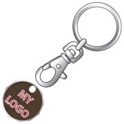 Branded trolley tokens for marketing