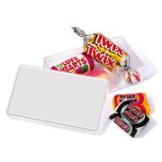 Promotional Pick n Mix Rectangle Pots with Blank Space on Lid Ready for Printing
