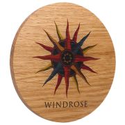 Promotional Cork Backed Real Wood Coasters Made from Oak by Total Merchandise