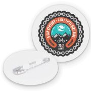 Promotional Recycled Plastic Circle Badges for Giveaways