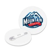 Promotional Recycled Plastic Mini Circle Badges for Marketing