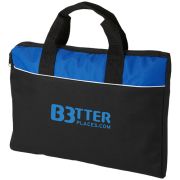 Tampa Conference Bag in Black/Blue Printed with Your Logo from Total Merchandise
