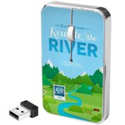 Your artwork is printed in full colour on these wireless promotional mice.