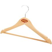 Branded Wooden Coat Hangers for Shop Merchandise